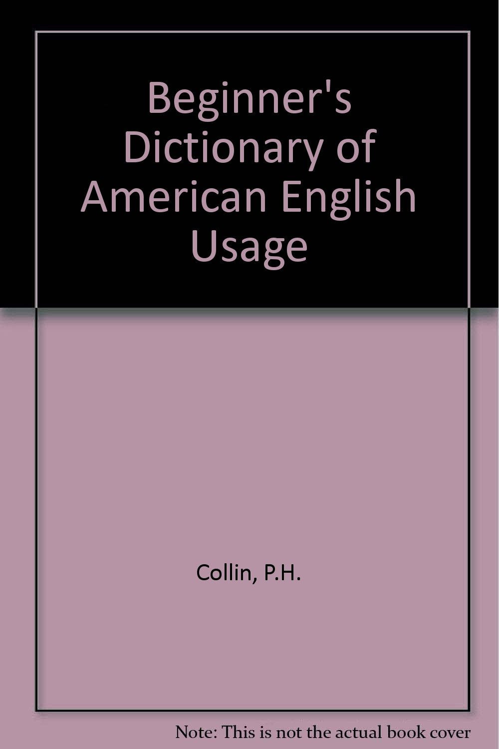 Beginner's Dictionary of American English Usage Social Sciences