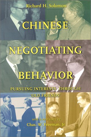 Chinese political negotiating behavior: A briefing analysis Books