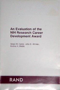 Product Image: An Evaluation of the NIH Research Career Developme