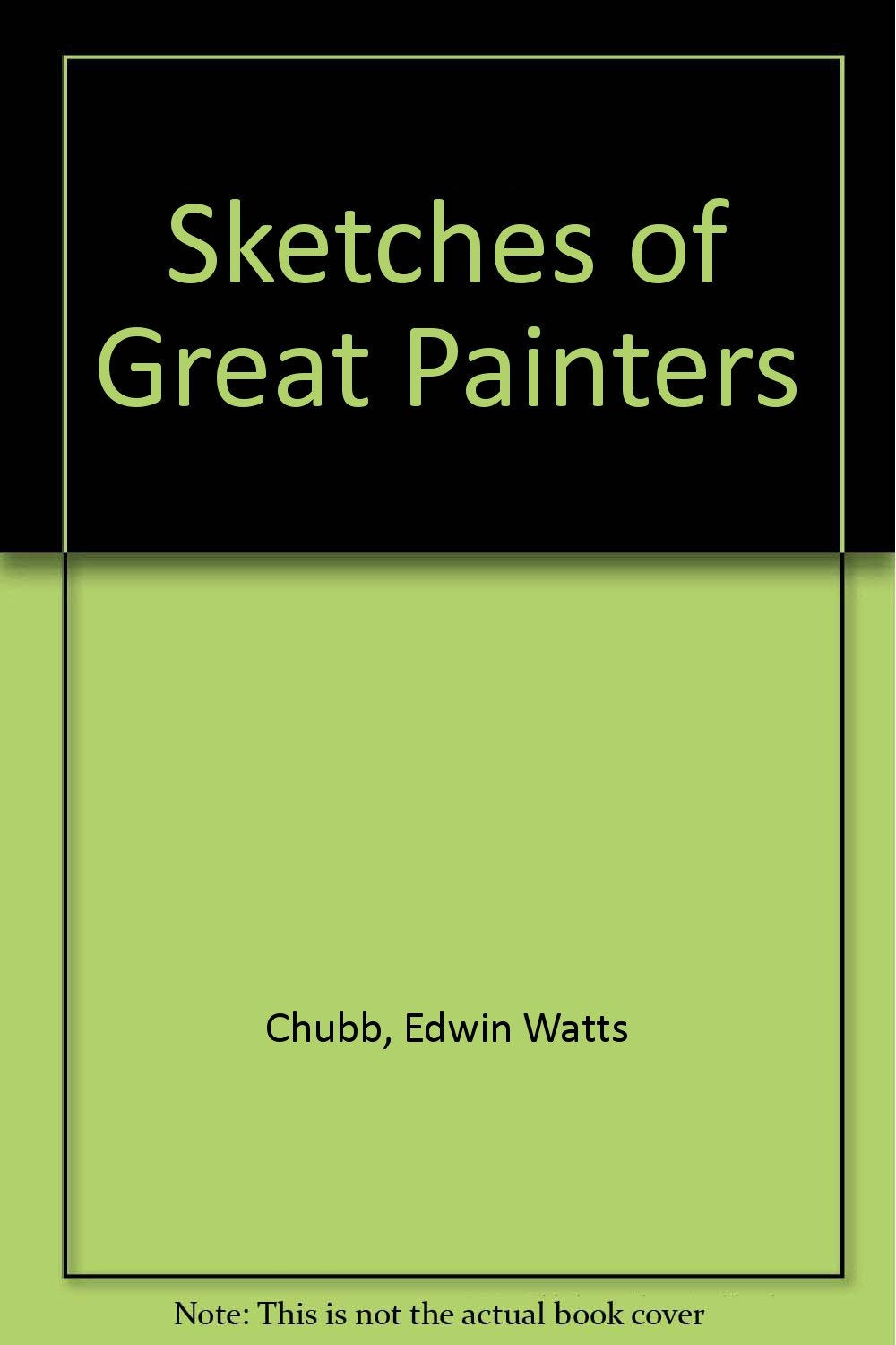Sketches of Great Painters Books