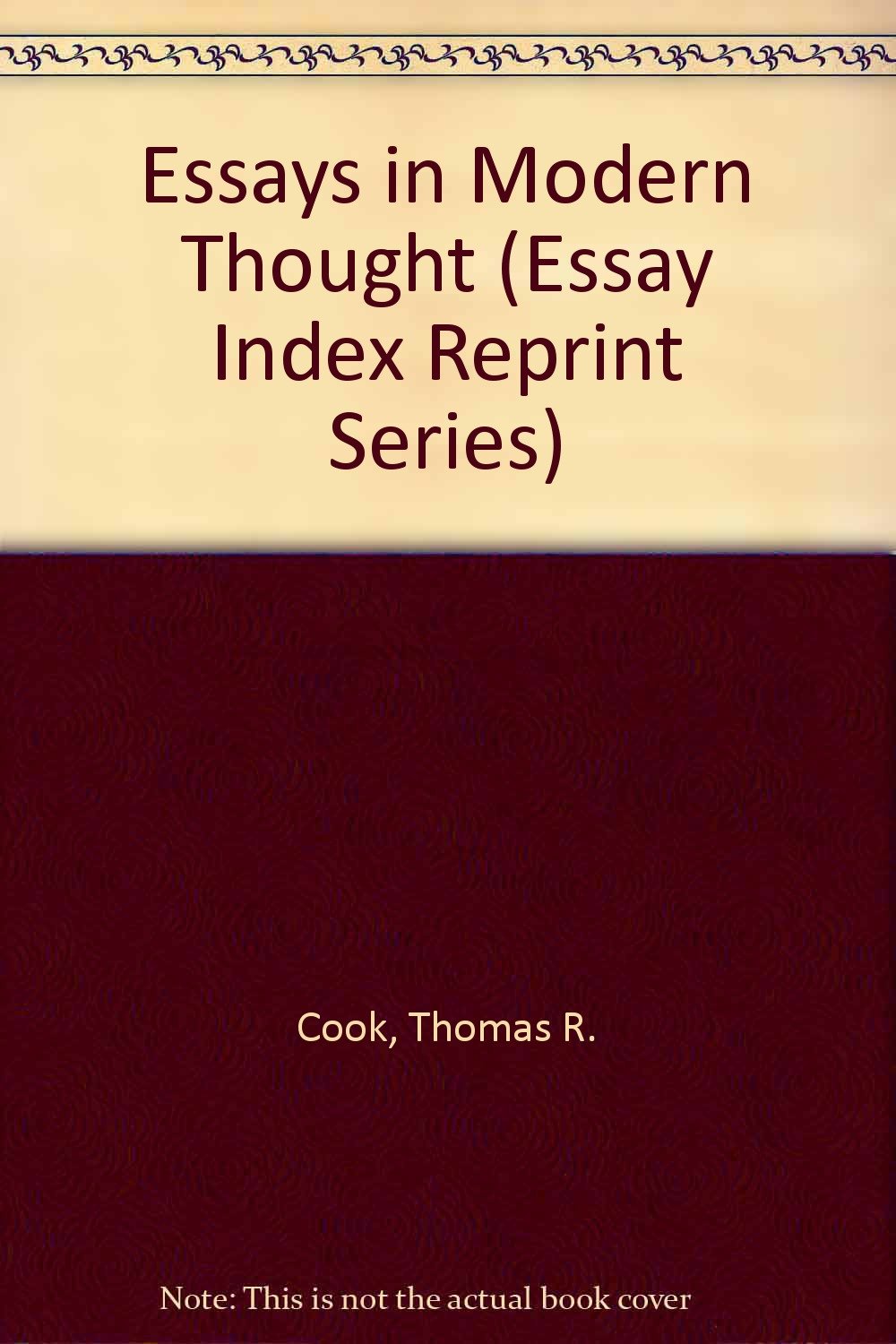 Essays in Modern Thought (Essay Index Reprint Series) Reference Books