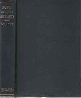 Some Modern Novelists: Appreciations and Estimates Books