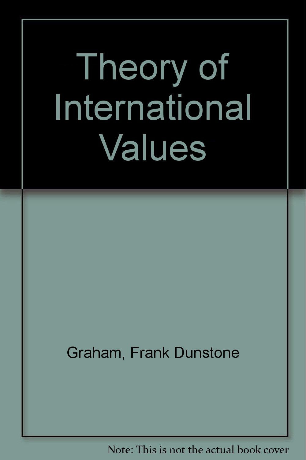 Theory of International Values Books