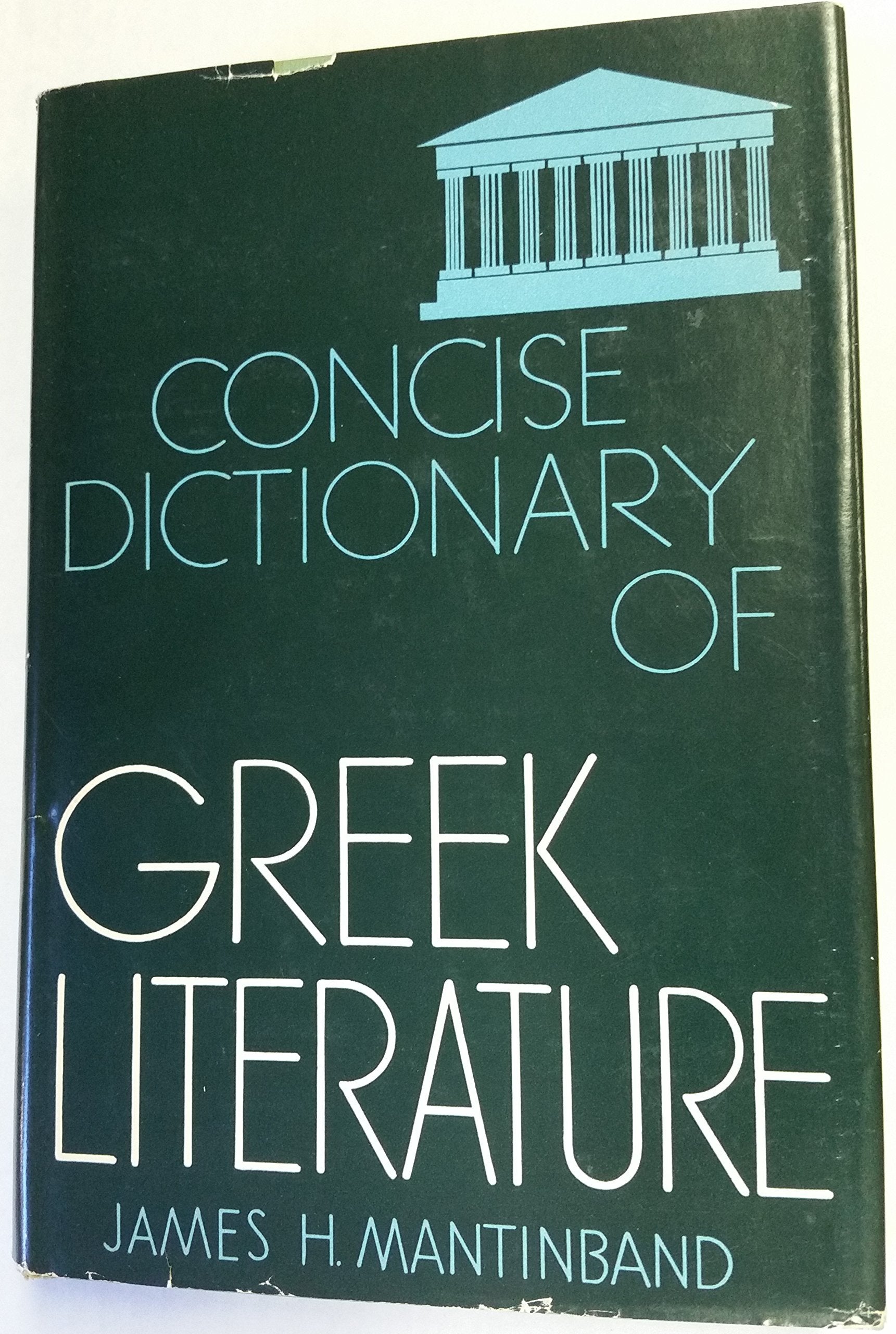 Concise Dictionary of Greek Literature Books