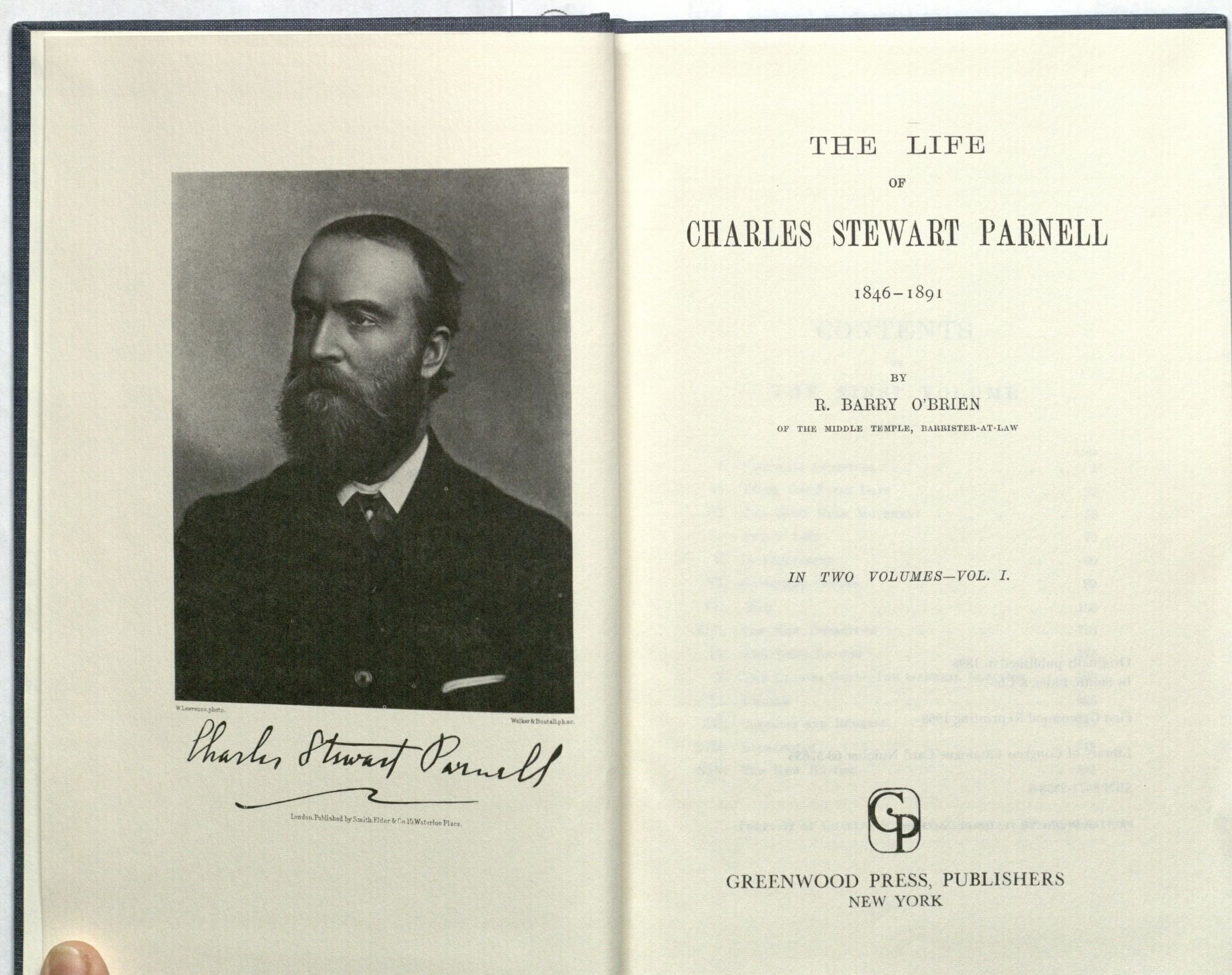 Life of Charles Stewart Parnell, Eighteen Forty Six Books