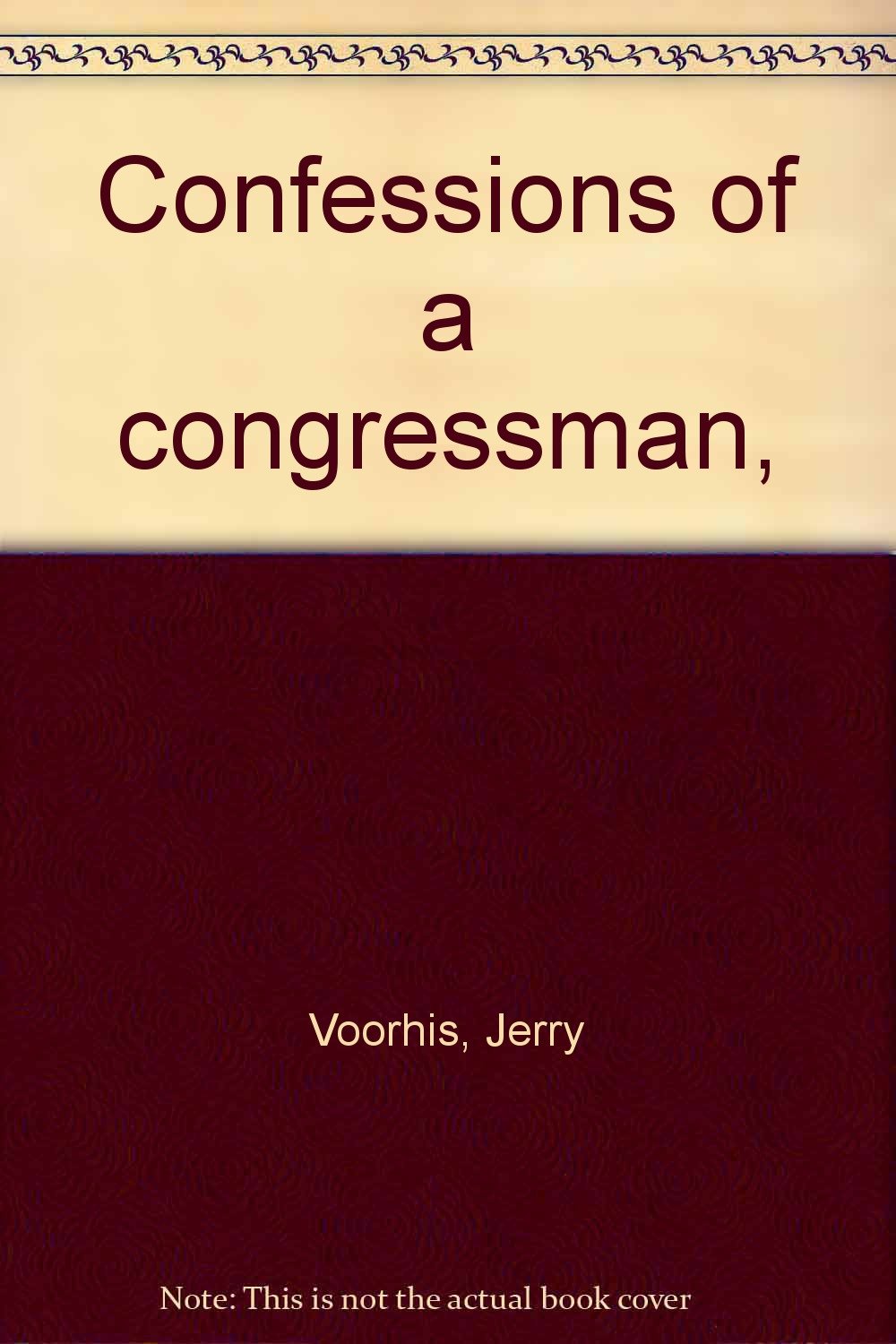 Confessions of a congressman, Books