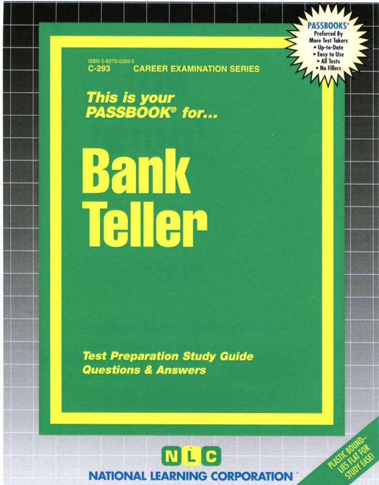 Bank Teller: Test Preparation Study Guide, Questions & Answers: Passbooks Study Guide Study Guides