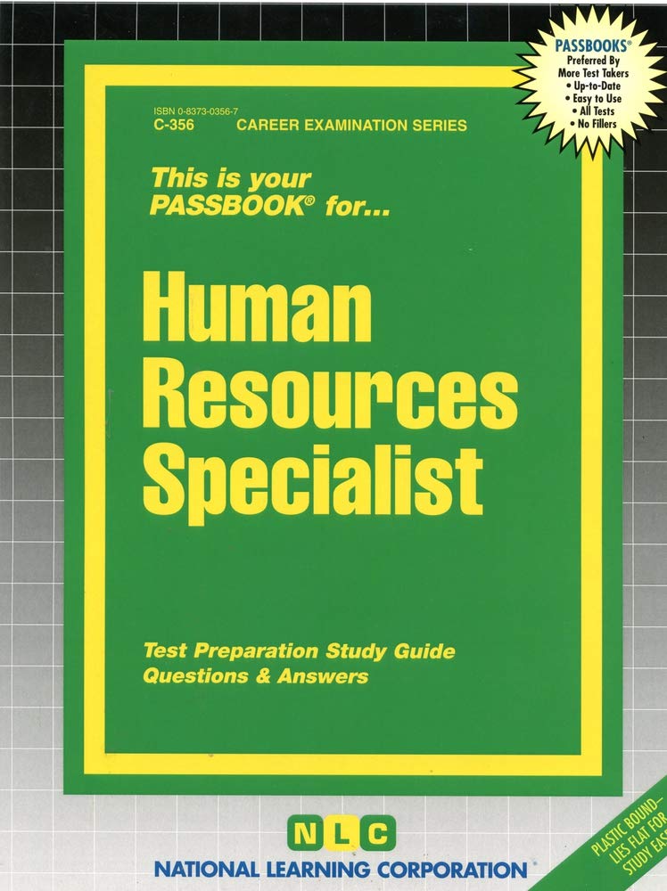 Human Resources Specialist: Passbooks Study Guide (Career Examination, Band 356) Reference Books