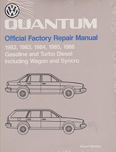 Volkswagen Quantum Official Factory Repair Manual 1982, 1983, 1984, 1985, 1986: Gasoline and Turbo Diesel Including Wagon and Syncro Leisure, Home & Garden