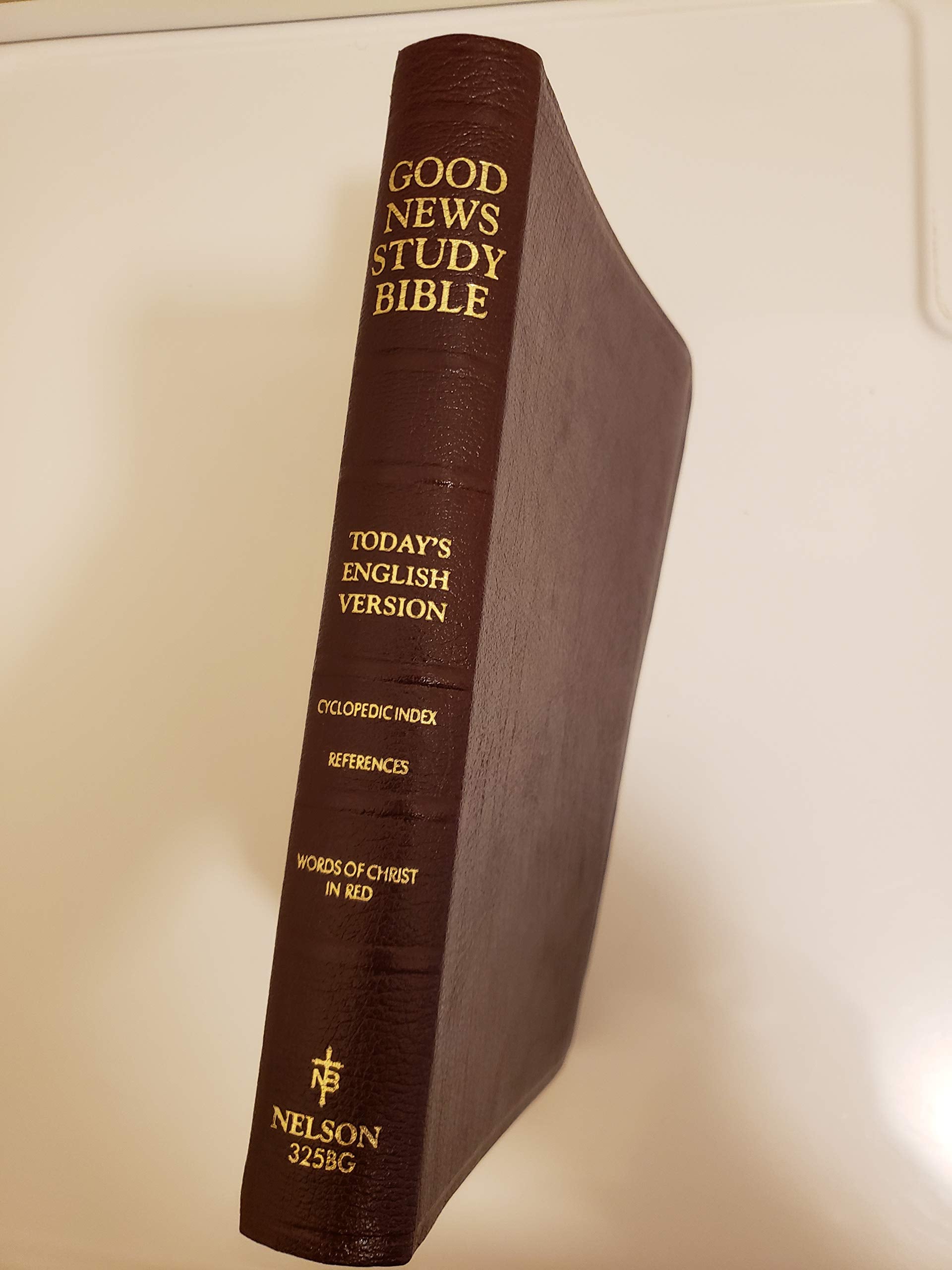 Good News Study Bible: Today's English Version, Burgundy Bonded Leather/#325Bg Books