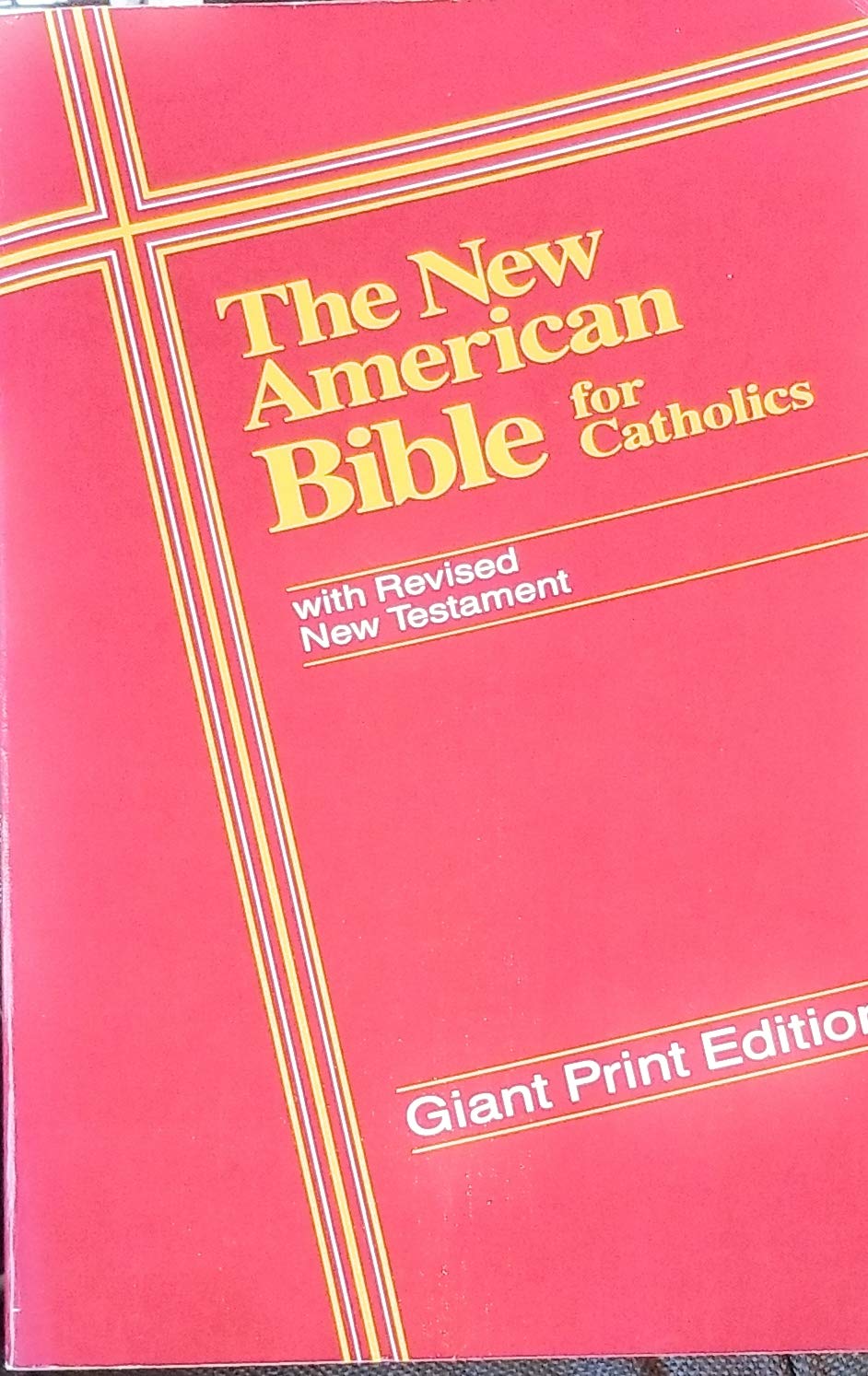 Holy Bible New American Bible: Giant Print Bible With Revised New Testament/9080Bg Religion & Esotericism
