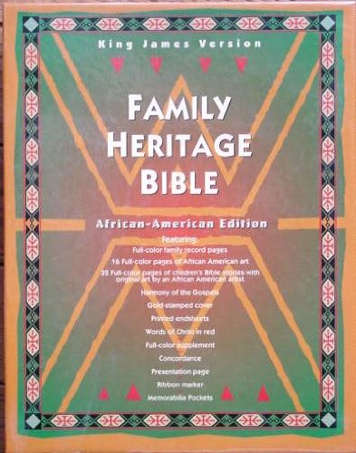 Family Heirloom Bible: King James Version, White Bonded Leather, Gilded Gold Page Edges/African American Edition Religion & Esotericism
