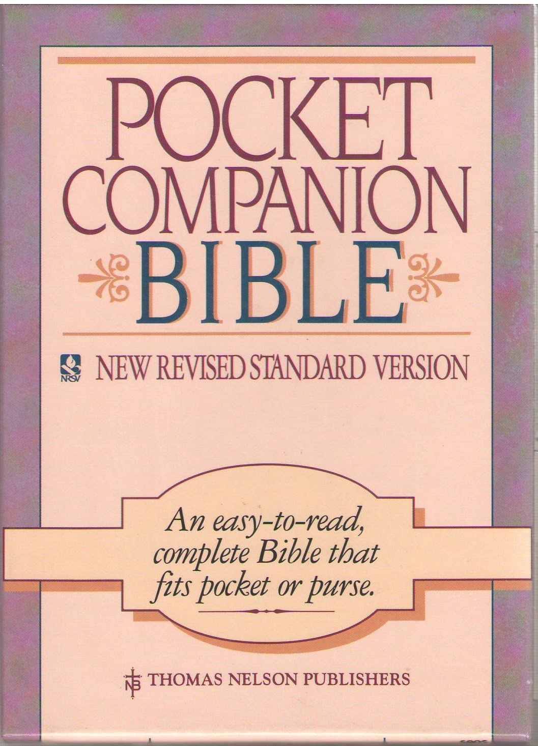 Pocket Companion Bible/New Revised Standard Version, No 5805/Black-Bonded Leather Religion & Esotericism