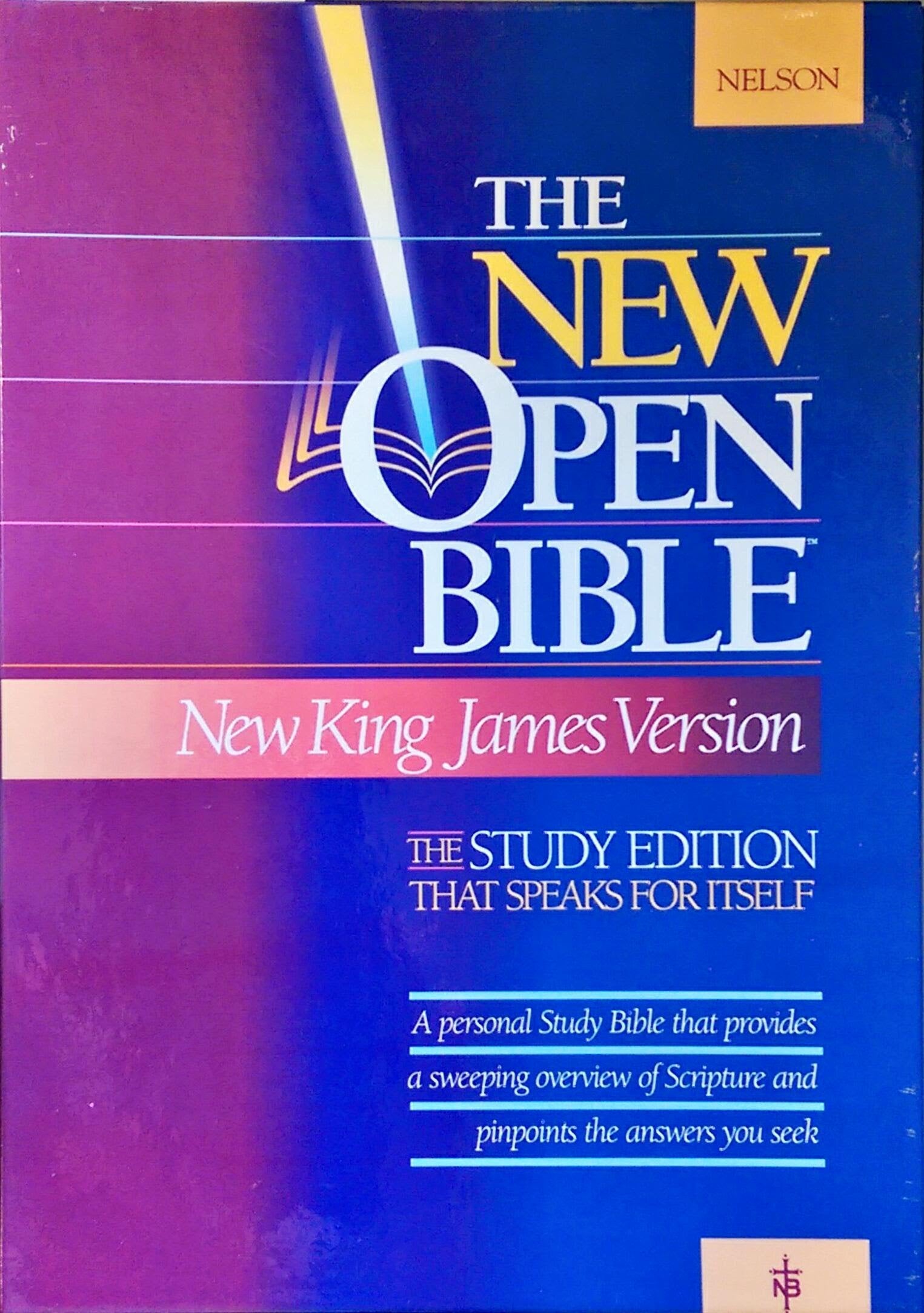 Holy Bible: New Open Bible : New King James Version (1455Bg Burgundy Bonded Leather) Religion & Esotericism
