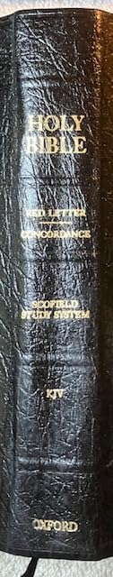 Holy Bible, New King James Version: New Scofield Study Bible/Black Bonded Leather-Thumb Indexed Religion & Esotericism