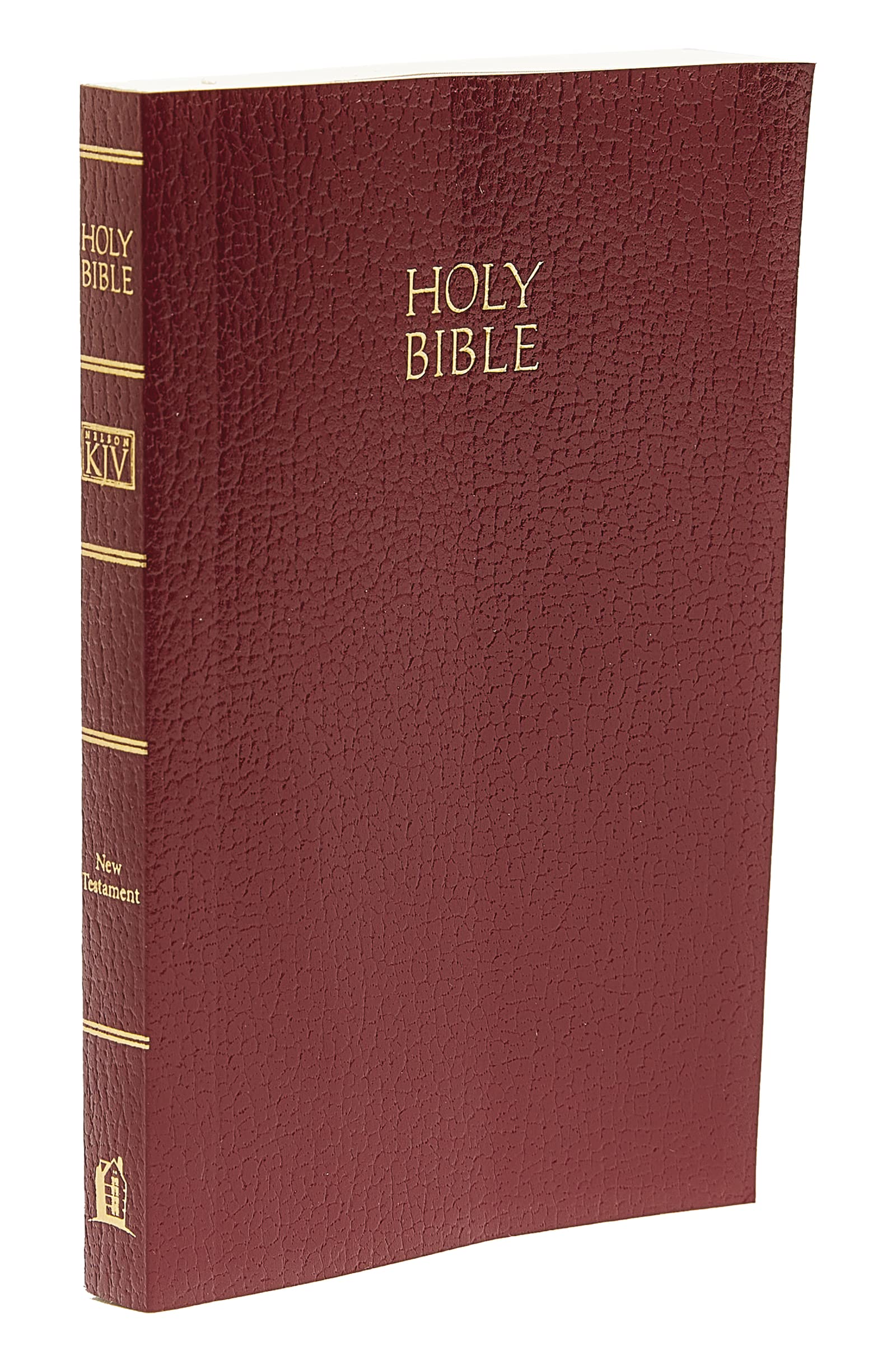 KJV, Vest Pocket New Testament, Leathersoft, Burgundy, Red Letter: Holy Bible, King James Version Travel Guides