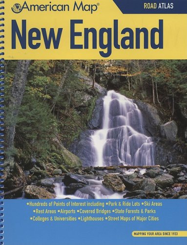 American Map New England Road Atlas Maps & Plans