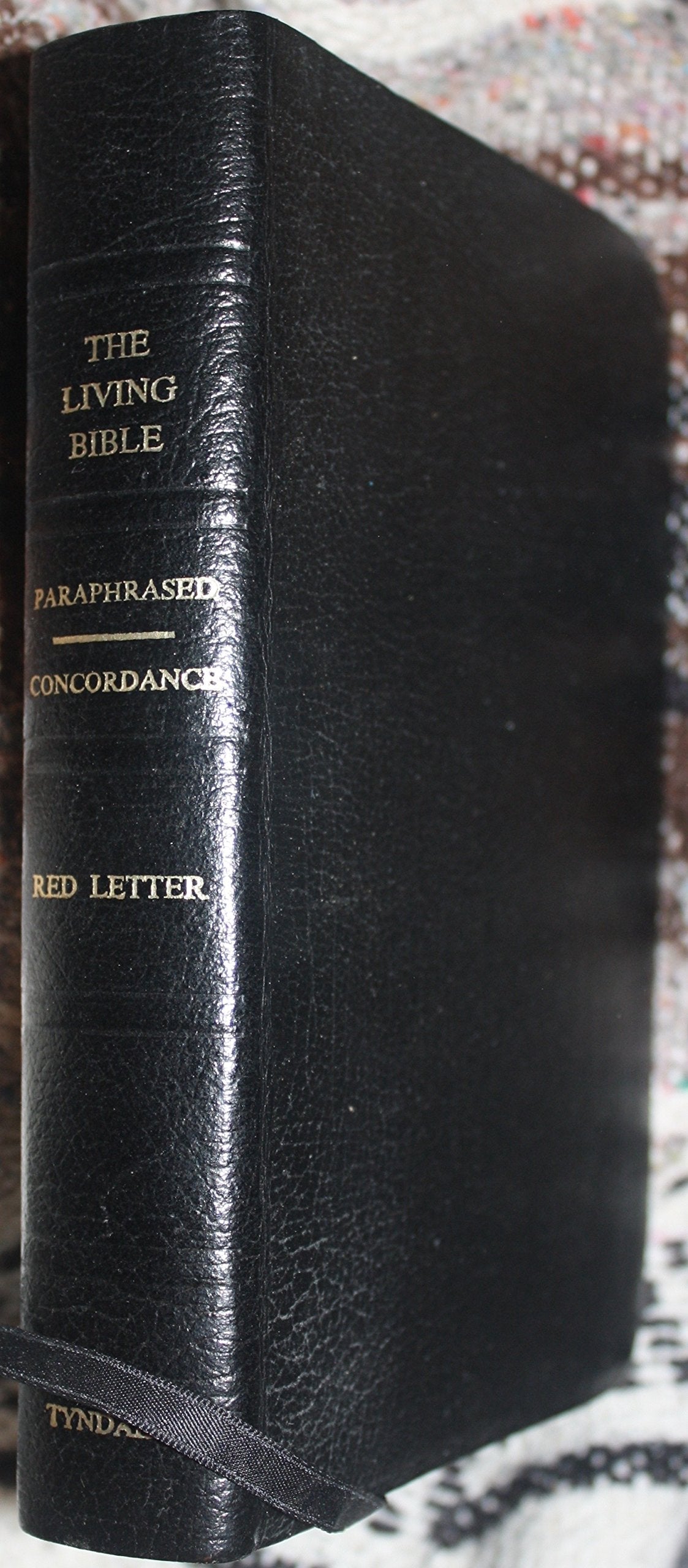 Living Bible Deluxe Bonded Leather Black Books