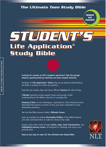Holy Bible: Student's New Living Translation Life Application, Burgundy, Bonded Leather book