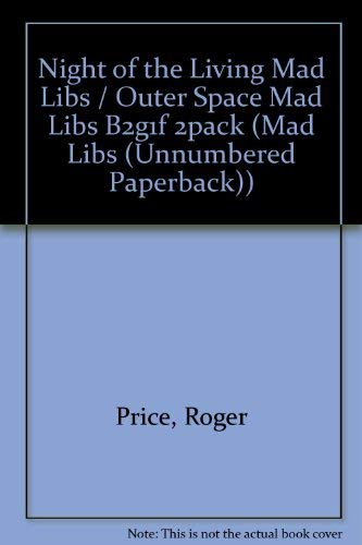 Night of the Living Mad Libs / Outer Space Mad Libs B2g1f 2pack (Mad Libs (Unnumbered Paperback)) Books