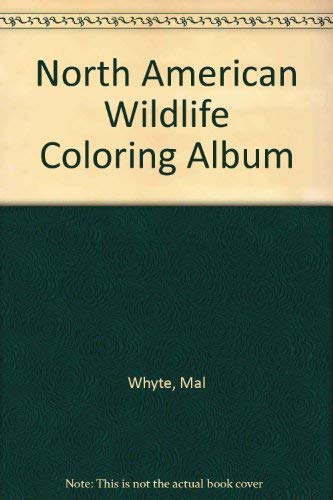 North American Wildlife Coloring Album Books