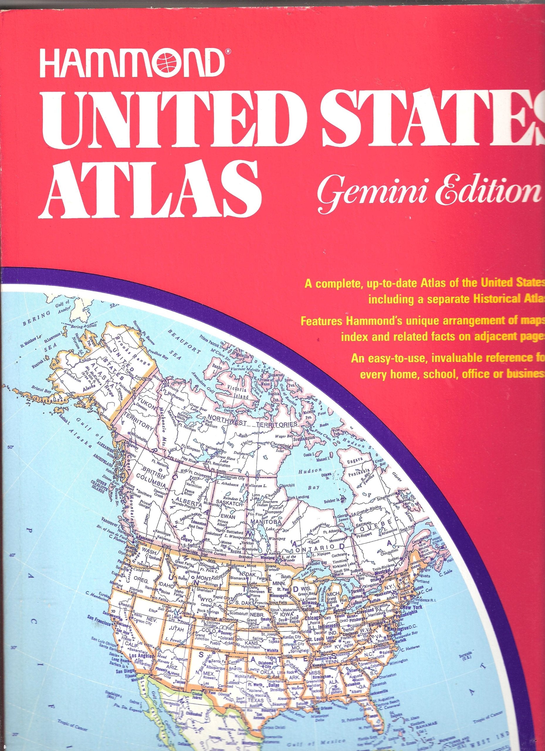 Hammond United States Atlas book