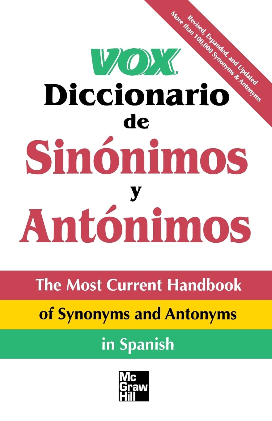 Vox Diccionario de Sinonimos Y General education