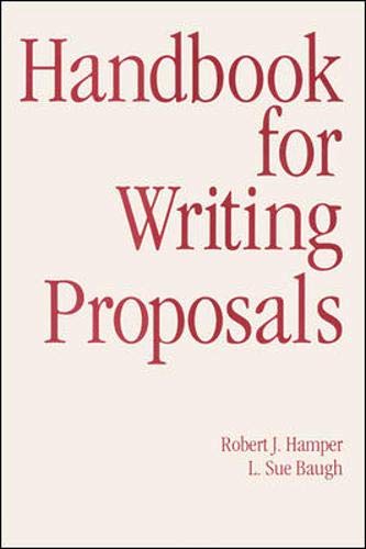 Product Image: Handbook For Writing Proposals