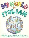 My World in Italian Coloring Book and Picture Dictionary Tiptoi & Games