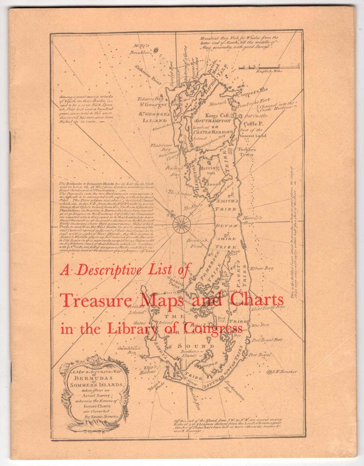 A descriptive list of treasure maps and charts in the Library of Congress Books