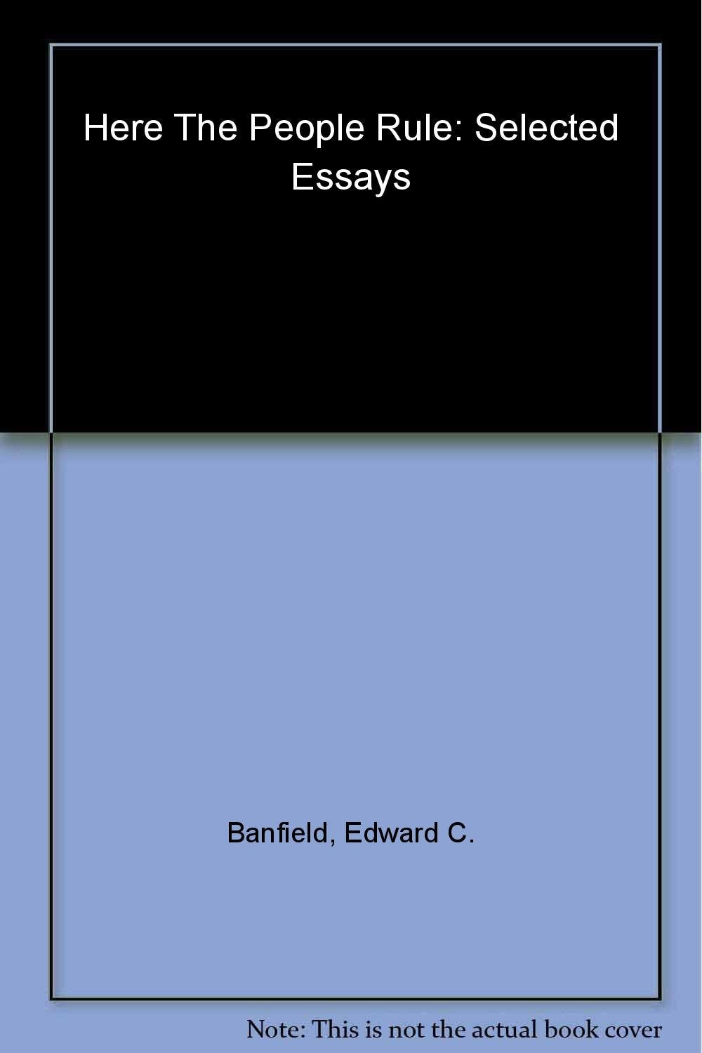 Here the People Rule: Selected Essays (Landmarks of Contemporary Political Thought, Band 531) Social Sciences