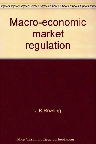 Macro-economic market regulation Books