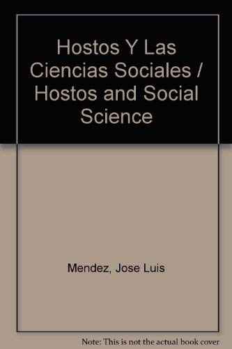 Hostos Y Las Ciencias Sociales / Hostos and Social Science Social Sciences