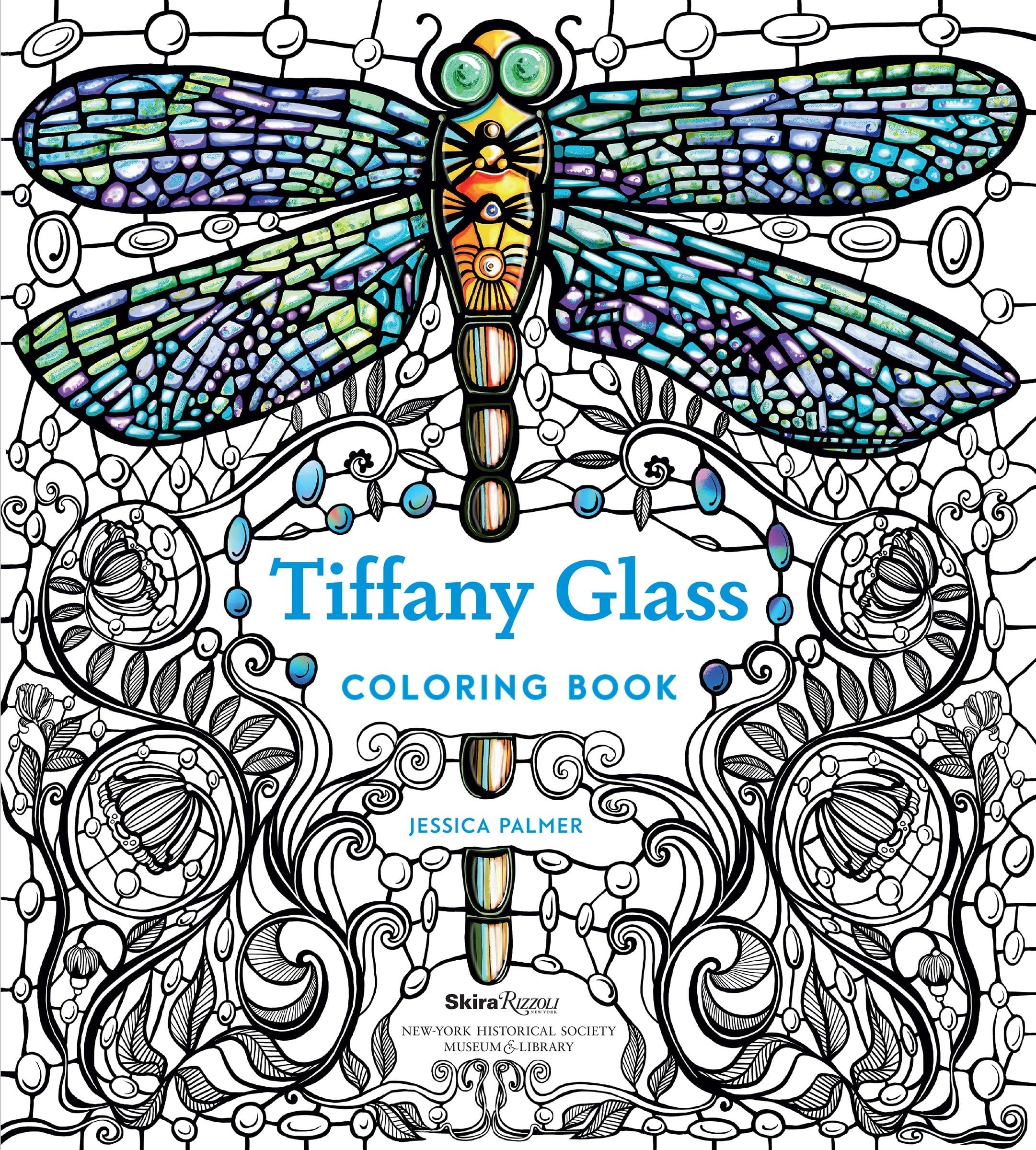 Tiffany Glass Coloring Book Hobbies & Crafts