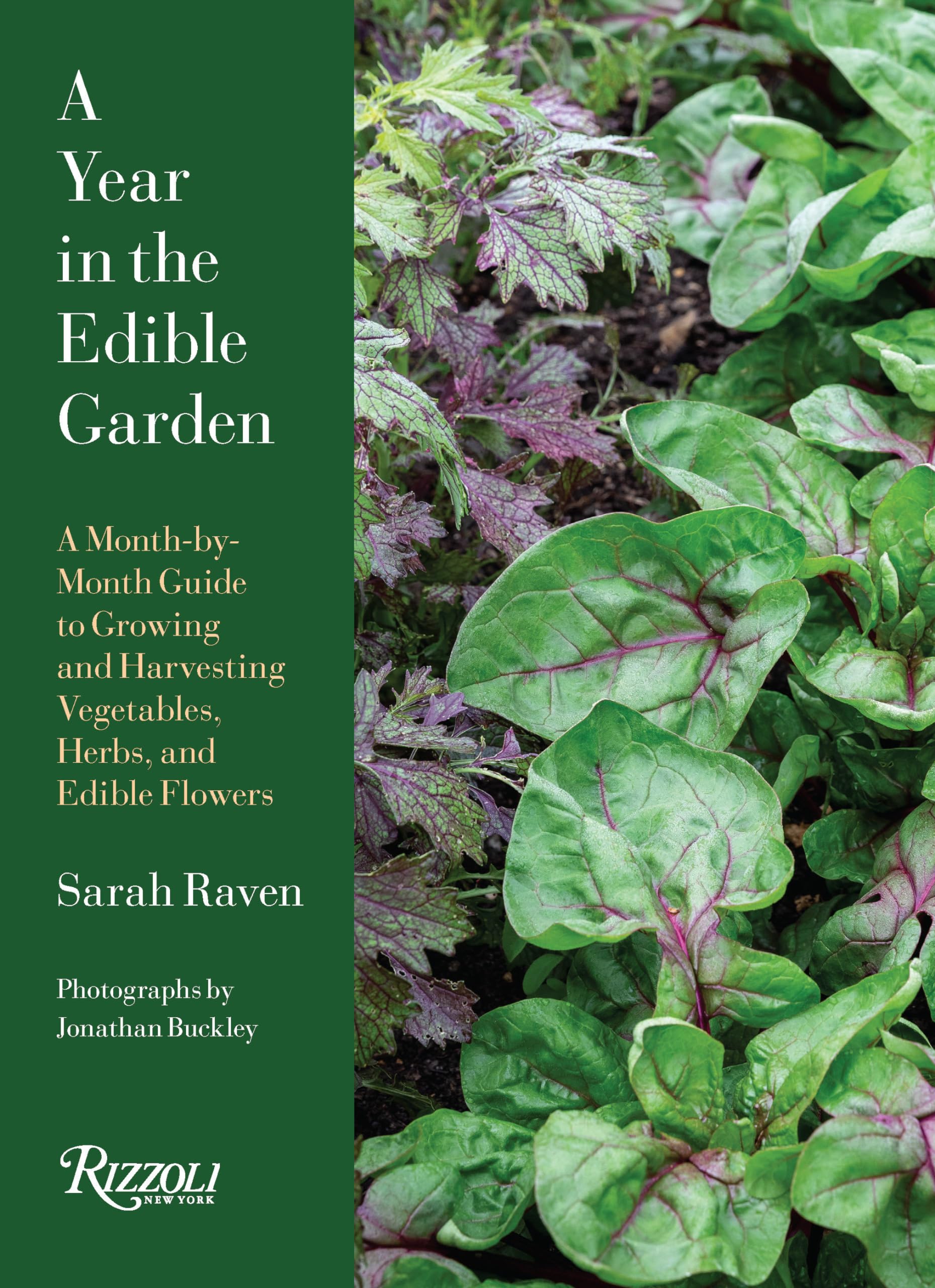 A Year in the Edible Garden: A Month-by-Month Guide to Growing and Harvesting Vegetables, Herbs, and Edible Flowers Garden & Plants