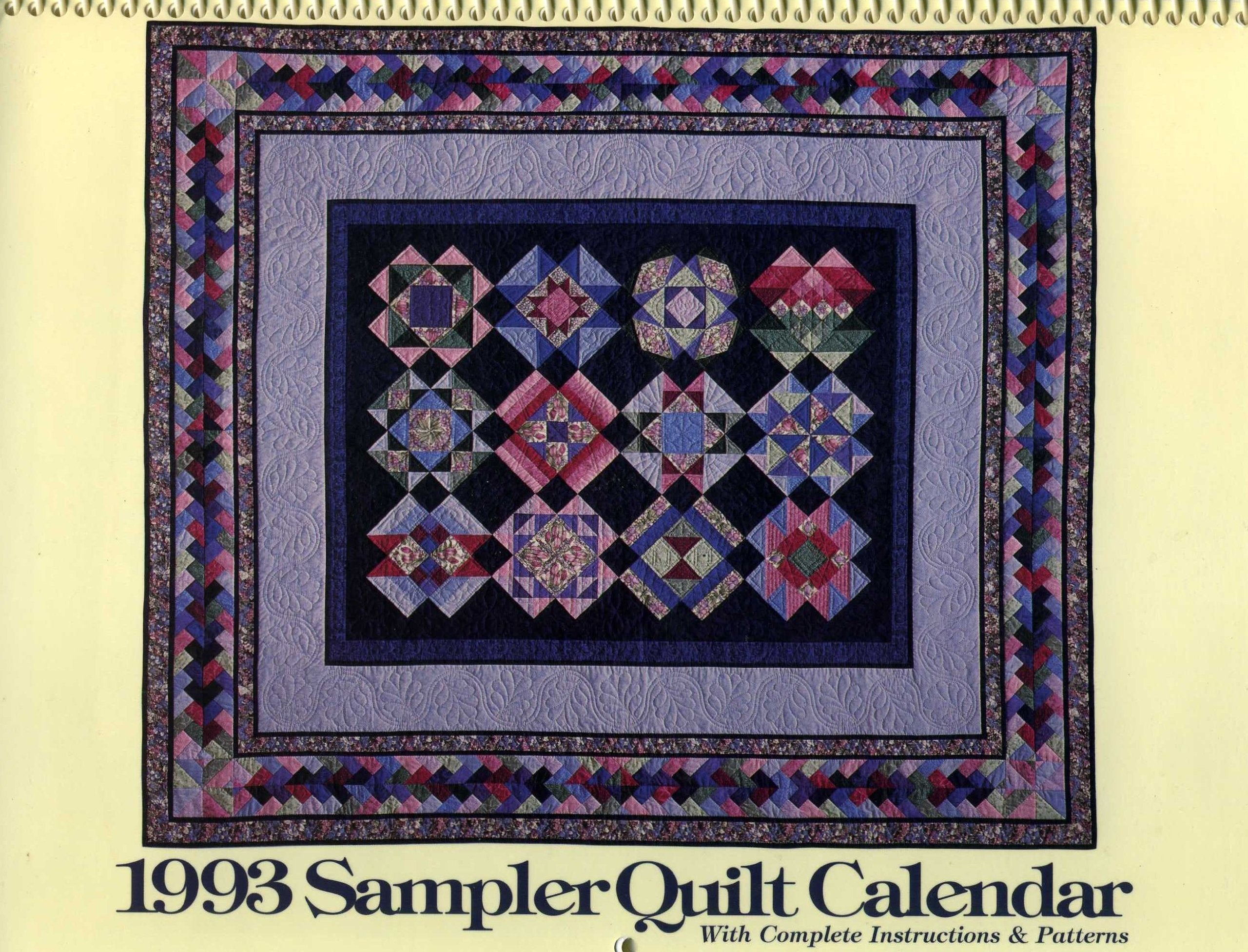 1993 Sampler Quilt Calander Books