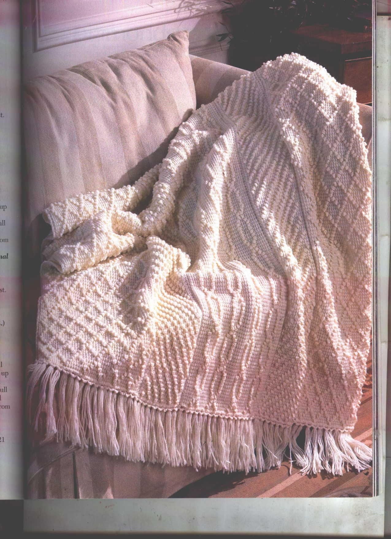 Herrschner's Blue-Ribbon Knit and Crochet Afghans Hobbies & Crafts