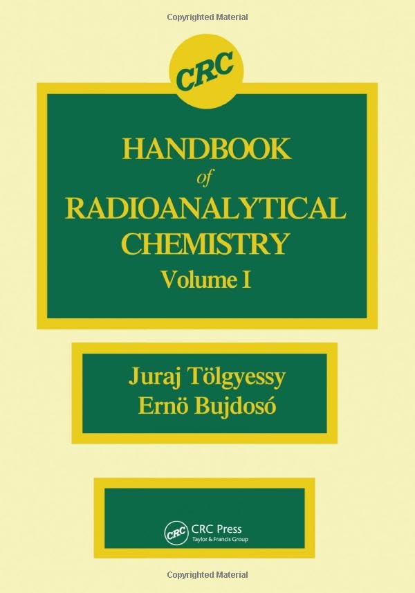 CRC Handbook of Radioanalytical Chemistry (001) Geology & Geography