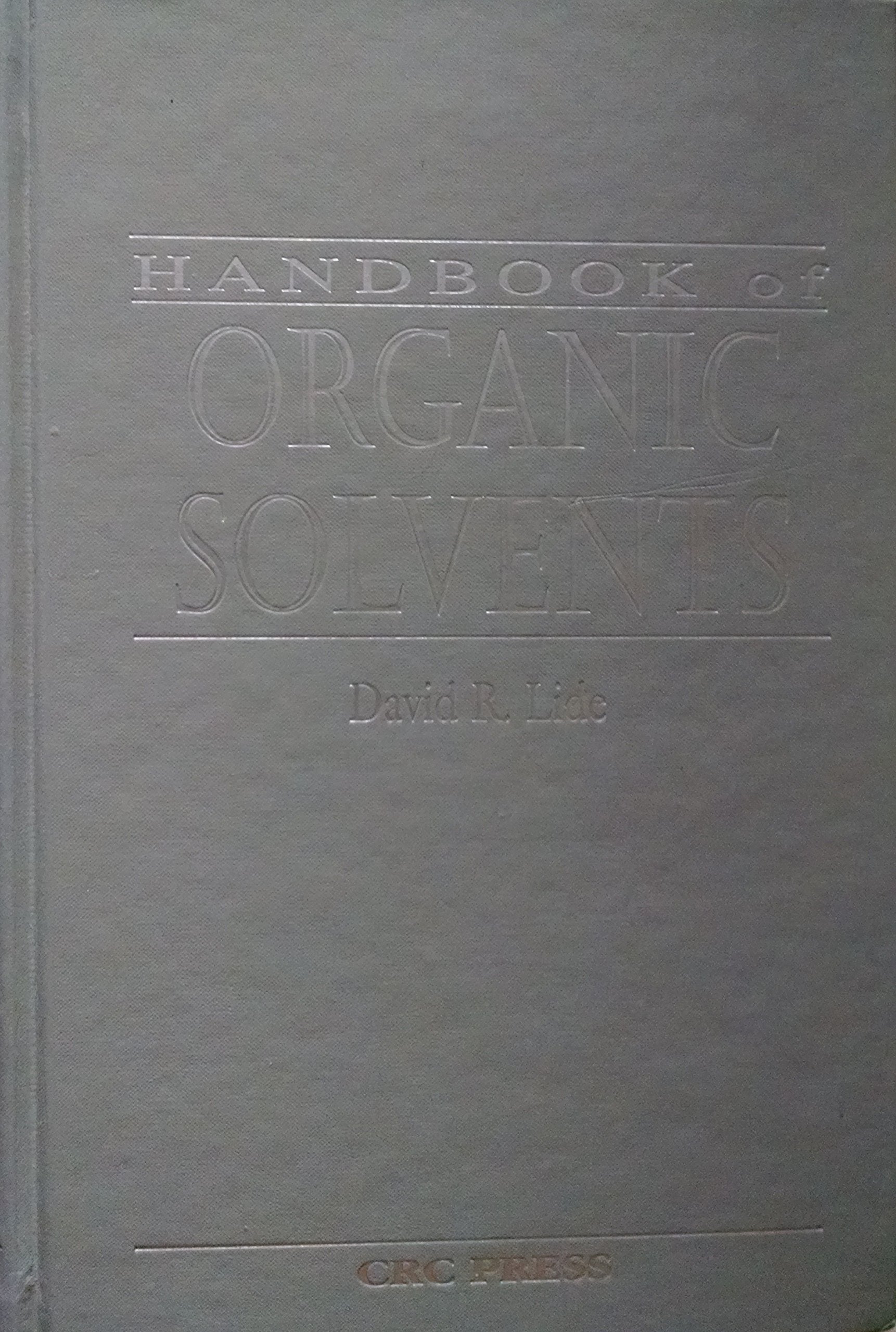 Handbook of Organic Solvents book