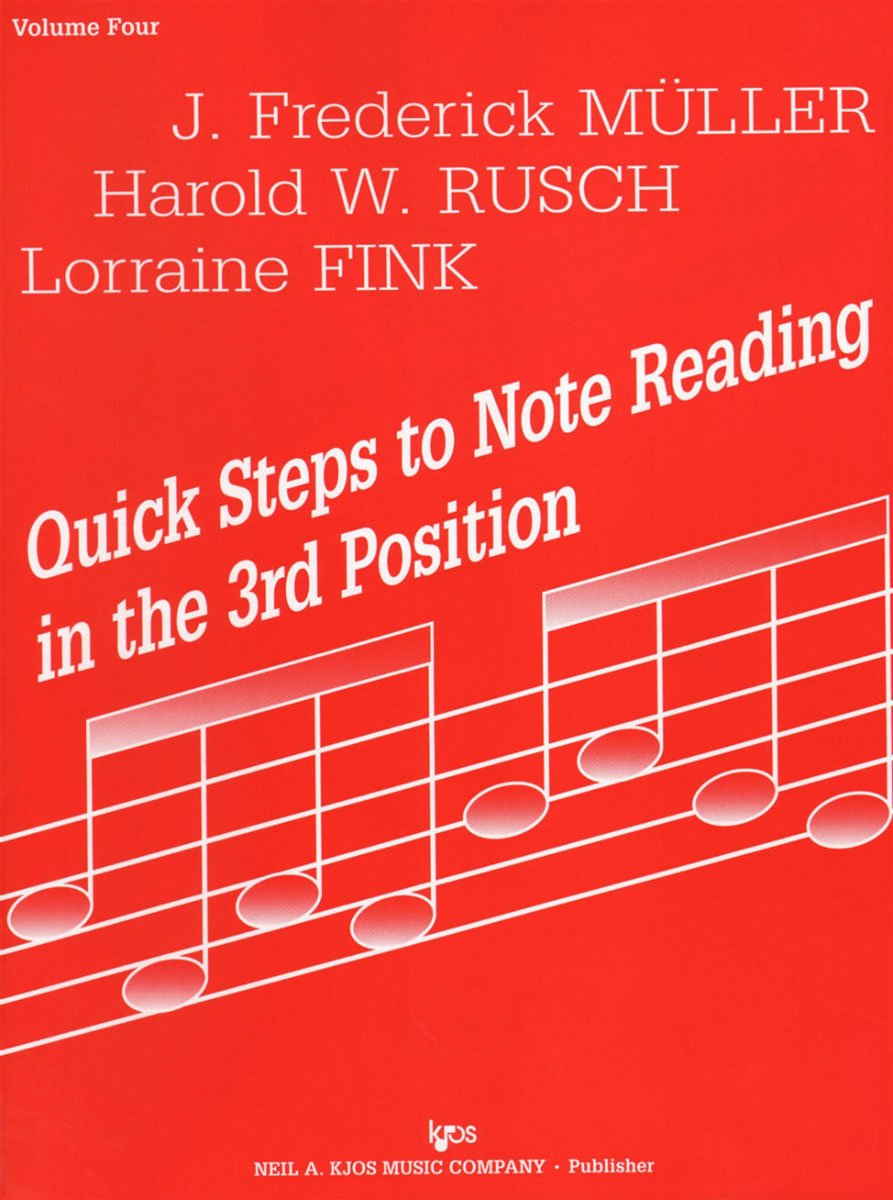 72VN - Quick Steps to Note Reading in the 3rd Position - Volume Four - Violin Sheet Music