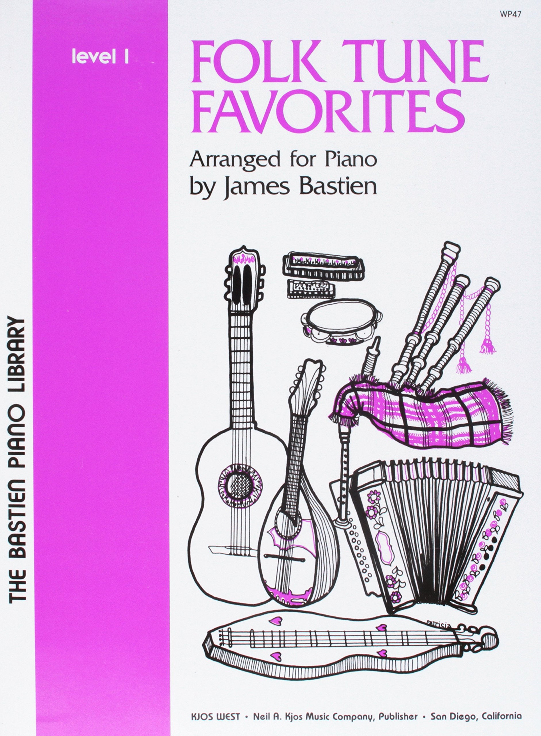 Folk Tune Favorites Level 1 (The Bastien Piano Library) book