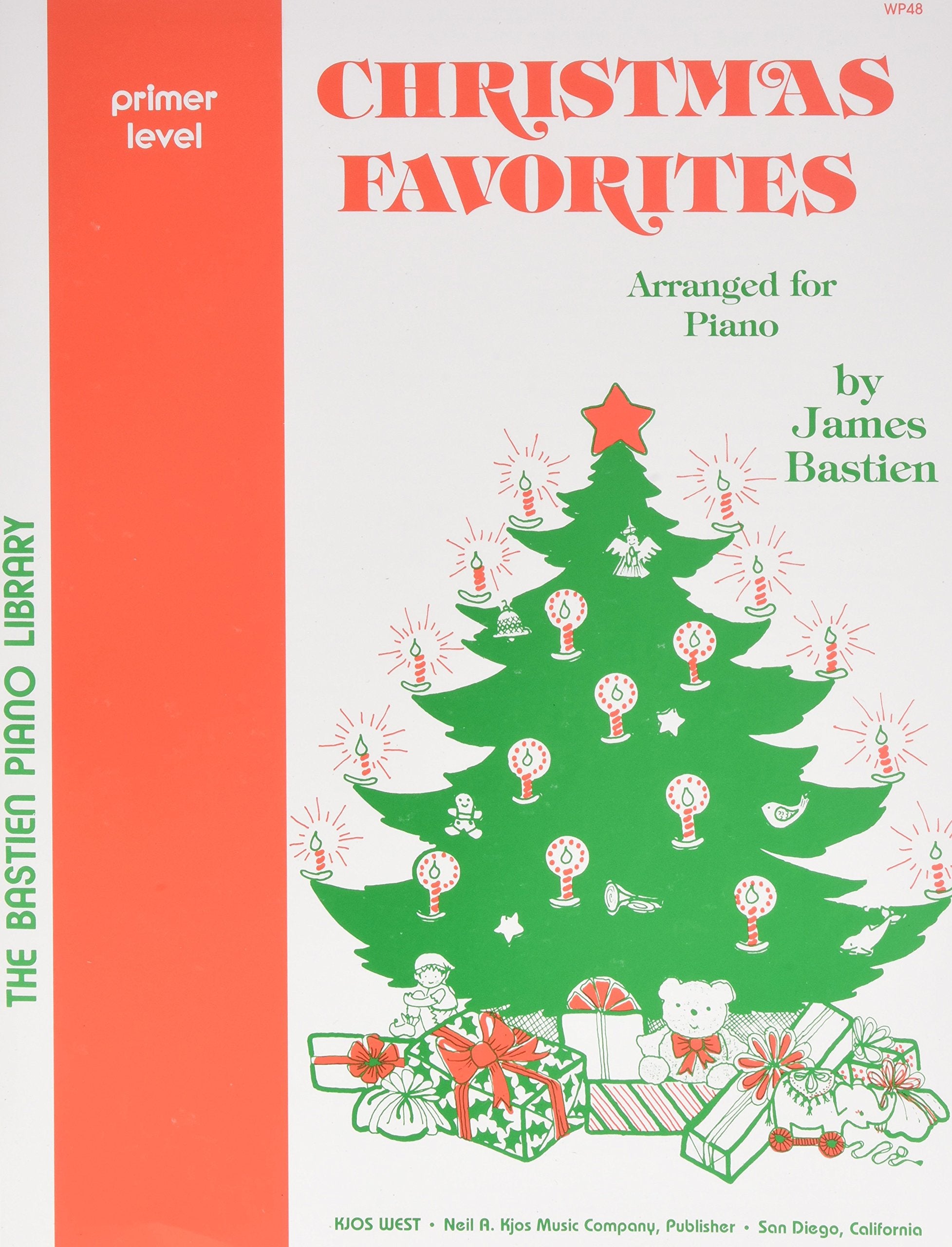Christmas Favorites Primer (The Bastien Piano Library) Sheet Music