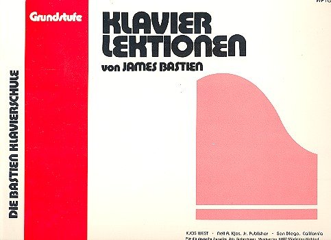 Klavier Lektionen : Grundstufe Sheet Music
