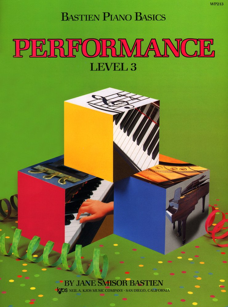 Bastien Piano Basics: Performance, Level 3 book
