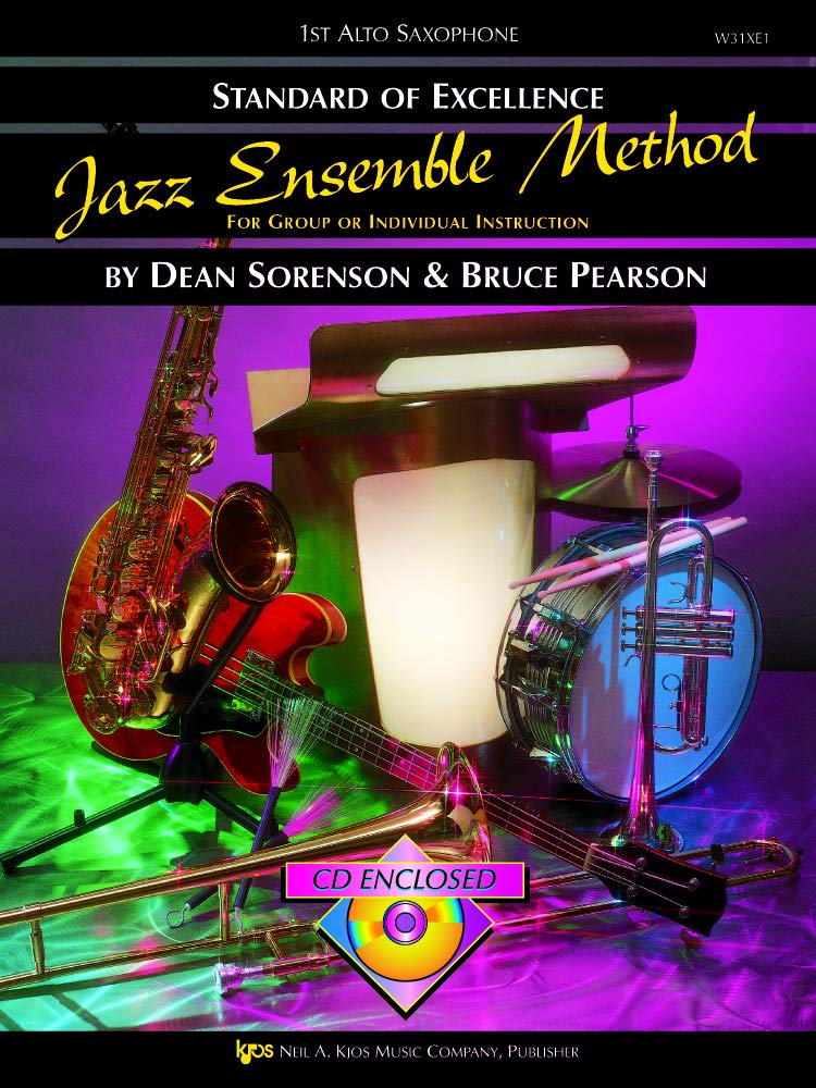 Standard of Excellence Jazz Ensemble Method: For Group or Individual Instruction: 1st Alto Saxophone book