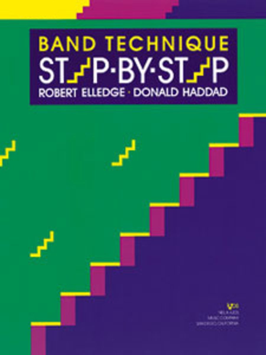 W12XE - Band Technique Step - By - Step for Eb Alto Sax book