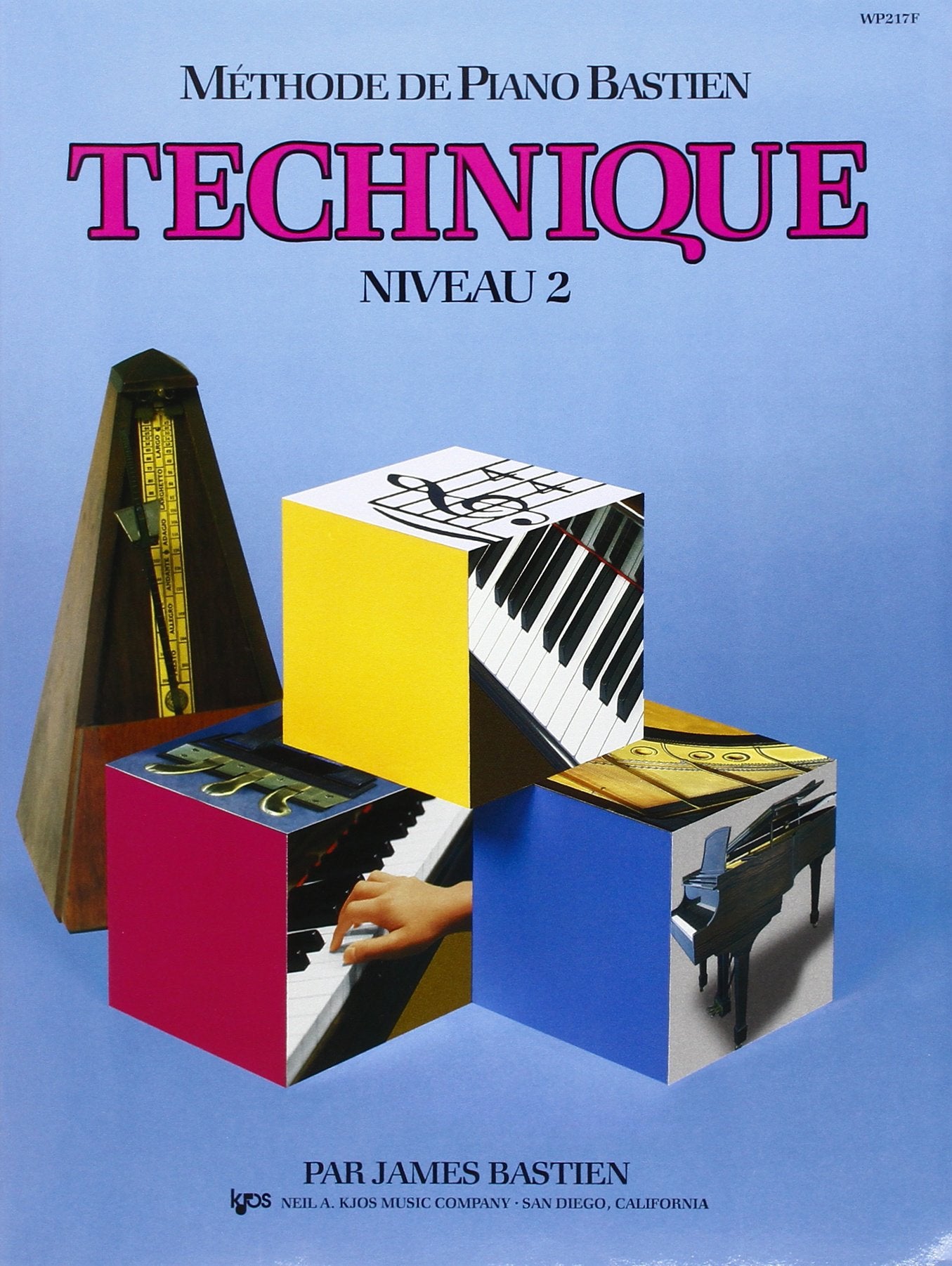 Bastien James Methode De Piano Bastien Technique Niveau 2 Pf Bk French book