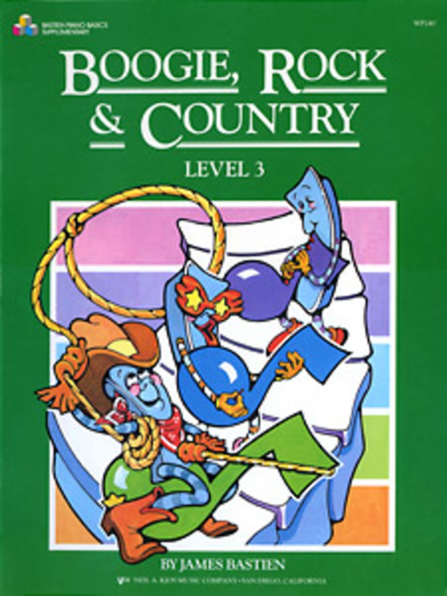 Boogie, Rock and Country Level 3 (Bastien Piano Basics) Sheet Music