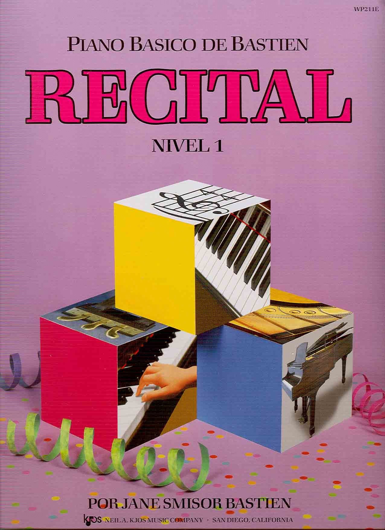 BASTIEN - Recital Nivel 1º para Piano (WP211E) book