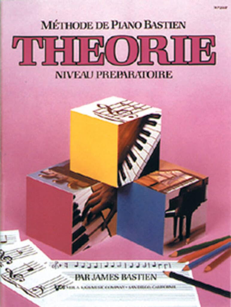 Bastien James Methode De Piano Theorie Niveau Preparatoire Pf Book book